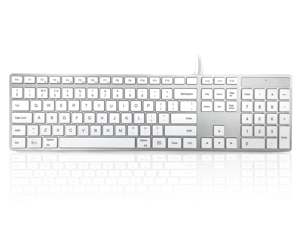 Accuratus KYBAC301-USBCMAC keyboard Universal USB QWERTY UK Internatio - image 5