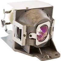 Acer 210W P-VIP projector lamp with metallic casing, clear lens, and mounting bracket.