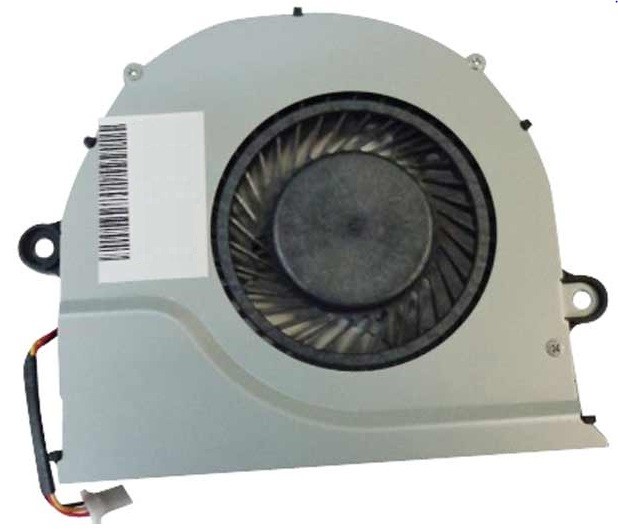 Acer 23.QFJN2.001 laptop spare part fan featuring a gray metal casing, a black fan blade, and a connector wire, designed for efficient cooling in laptops.