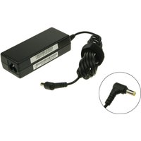 Black Acer AC power adapter 19V 3.42A 65W with coiled power cable and right-angle connector.