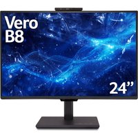 Acer B8 Vero B248YG monitor, 23.8" Full HD, ZeroFrame design, IPS display, 120Hz, 4ms response, black stand.