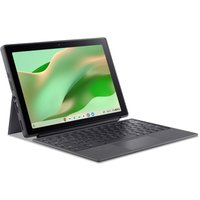 Acer Chromebook tablet with 10.95-inch display, detachable keyboard, and sleek black design.
