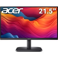 Acer EK1 EK221QJ0 monitor, 21.5" screen, thin black bezel, colorful display, sturdy black stand.