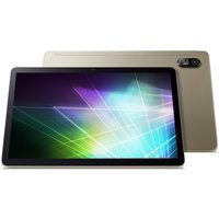 Acer Iconia Tab V11-11 tablet, 11" screen, slim design, dual cameras, metallic finish, vibrant display with geometric patterns.