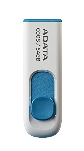 ADATA 64GB C008 USB flash drive USB Type-A 2.0 Blue. White - image 2