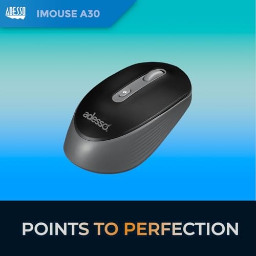 Adesso iMouse A30B mouse Universal Ambidextrous RF Wireless Optical 12 - image 4