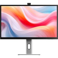 Black and silver ALOGIC Clarity Pro 27" 4K Ultra HD LCD monitor with sleek stand and vibrant display.