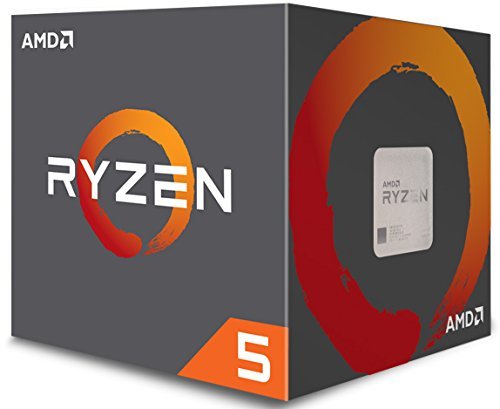 AMD Ryzen 5 3400G processor packaging features a sleek gray box with a prominent orange and white Ryzen logo, highlighting the model number and specifications.