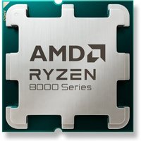 AMD Ryzen 5 8400F processor, metallic square chip with AMD logo and Ryzen 8000 Series text on top.