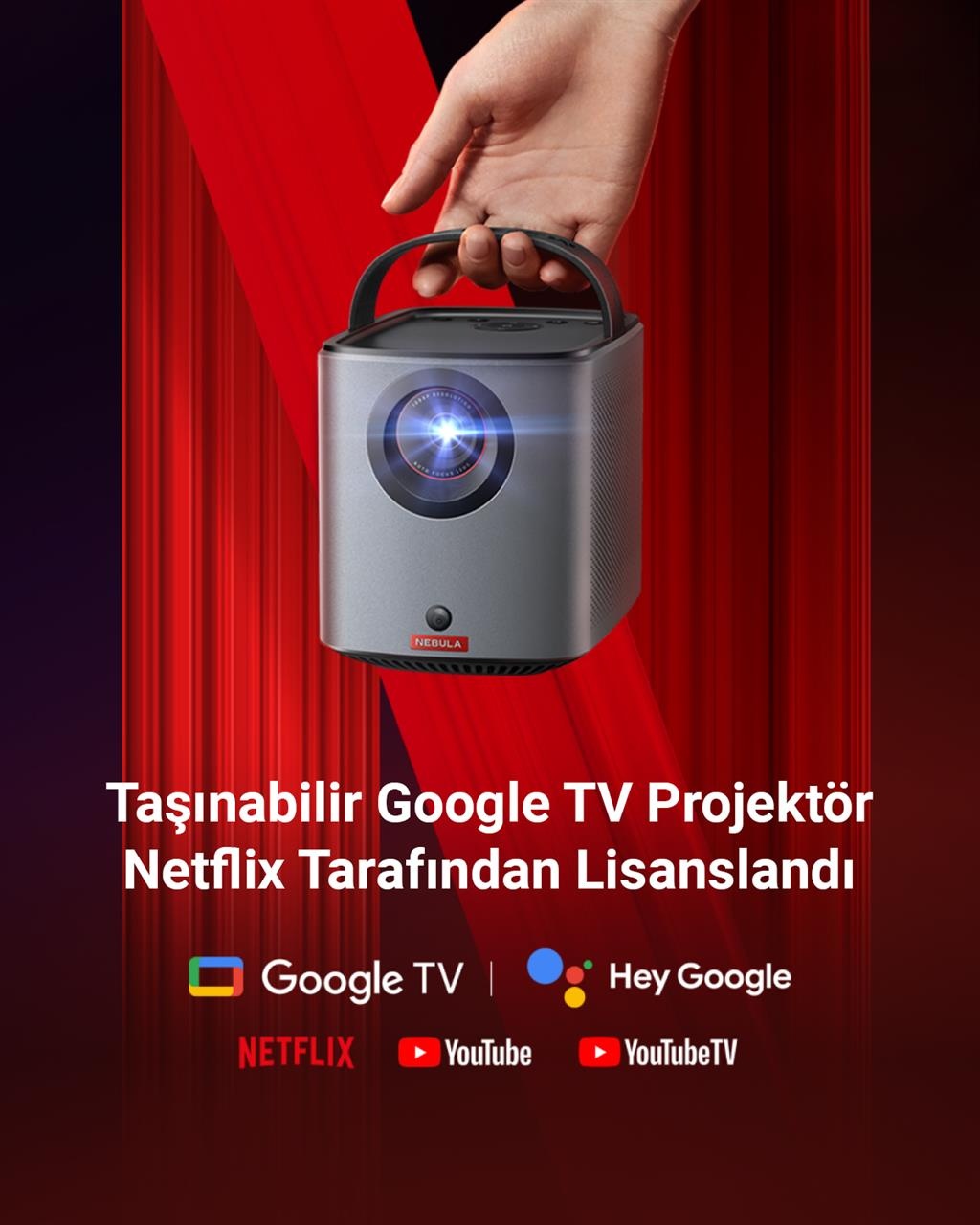 Anker Nebula Mars 3 Air Standard throw projector 400 ANSI lumens DLP 1080p (1920x1080) Grey - image 3
