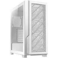 White Antec P20C Midi Tower with mesh front panel, tempered glass side, and multiple expansion slots.