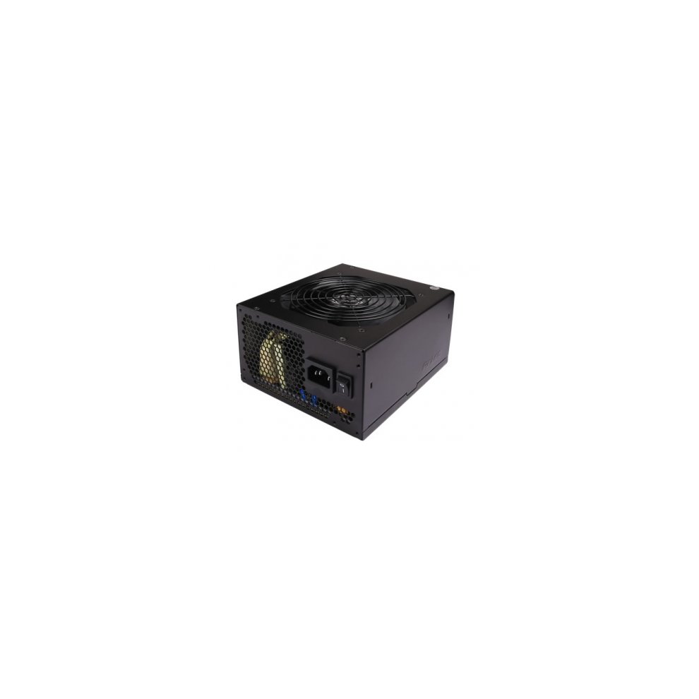Black Antec VP500P Plus GB Power Supply Unit with a 500 W capacity, featuring a 20+4 pin ATX connector and a mesh ventilation grill on one side.