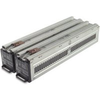 APC Battery Replacement Cartridge APCRBC140, dual black and silver units with connectors and vented sides.
