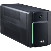 Black APC Easy UPS with green LED indicator, 1.2 kVA, 650 W, featuring 6 AC outlets on the back.