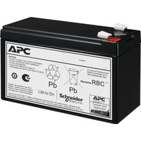 Black APC Replacement Battery Cartridge #177 with white label and red and white connectors.