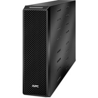 Black APC Smart-UPS battery pack with vented front panel and sleek rectangular design for 8/10kVA systems.