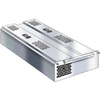 APC Symmetra RM 2-6kVA Battery Module, silver rectangular unit with ventilation grilles and handle.