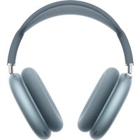 Blue Apple AirPods Max 2 headphones with cushioned ear cups and mesh headband.
