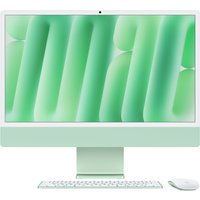 Green Apple iMac All-in-One PC with 23.5" display, slim design, matching keyboard and mouse.