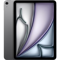 Space Grey Apple iPad Air 11-inch, Wi-Fi, 128GB, sleek design with thin bezels and rear camera.