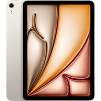 Starlight Apple iPad 11-inch Air, Wi-Fi, 128GB, sleek design, thin bezels, rear camera, metallic finish.