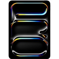 Space Black Apple iPad 11-inch Pro with nano-texture glass, sleek design, vibrant edge-to-edge display.