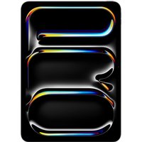 Space Black Apple iPad 11-inch Pro, Wi-Fi, 512GB, sleek design, vibrant display with standard glass.