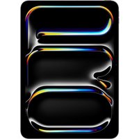 Space Black Apple iPad 11-inch Pro with Wi-Fi + Cellular, 256GB, sleek design, standard glass display.