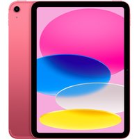Pink Apple iPad 11-inch Wi-Fi + Cellular, 128GB, with a vibrant display and sleek design.