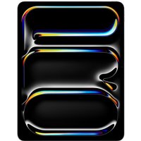 Silver Apple iPad 13-inch Pro Wi-Fi 512GB with standard glass, featuring a sleek design and vibrant display.