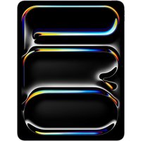 Space Black Apple iPad 13-inch Pro with standard glass, Wi‑Fi + Cellular, 256GB, sleek design with vibrant display.