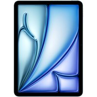 Blue Apple iPad Air 6th Gen 11in Wi-Fi+Cellular 1TB with sleek design and vibrant display.