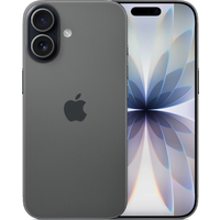 Black Apple iPhone 17 Dual SIM, 512GB, with dual rear cameras and edge-to-edge display.