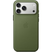 Green Apple iPhone 17 Pro Max TechWoven Case with MagSafe, featuring a smooth finish and precise camera cutouts.