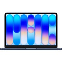 Apple MacBook Neo 13-inch A18 Pro in Indigo, sleek design, vibrant display, thin bezels, 8GB RAM, 512GB SSD.