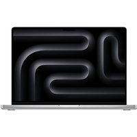 Silver Apple MacBook Pro 16-inch, sleek design, large display, thin bezels, featuring M5 Max chip.