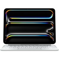 White Apple Magic Keyboard QWERTY Italian layout with sleek design, thin profile, and rounded keys.