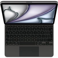 Black Apple Magic Keyboard with QWERTY UK layout, sleek design, and slim profile.
