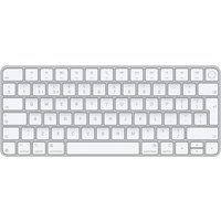 Apple Magic Keyboard with Touch ID, white keys, compact layout, British English, USB-C, for Mac silicon models.
