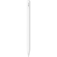 White Apple Pencil 3 with USB-C, sleek cylindrical design, and touch-sensitive surface.