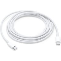 White Apple USB-C Charge Cable, 2 meters, with sleek connectors and durable design.
