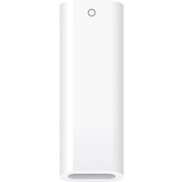 White Apple USB-C to Pencil Adapter, cylindrical with a small circular port on top.