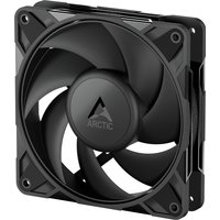 "Black ARCTIC Freezer P12 Pro PST 120 mm PWM fan with five curved blades and cable splitter"
