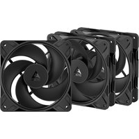 Black ARCTIC Freezer P14 Pro Reverse 3-pack, 140mm A-RGB PWM fans with curved blades and square frames.