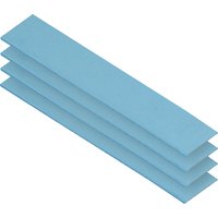 Blue Arctic TP-3 thermal pad, 120x20mm, 0.5mm thick, stacked layers, smooth surface.
