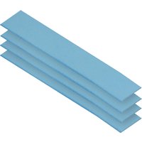 Blue Arctic TP-3 thermal pad, 120x20mm, 1mm thick, rectangular shape, stacked layers.