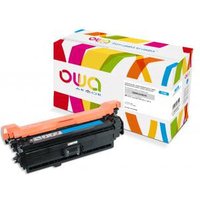 Armor K16121OW cyan toner cartridge with orange cap, black base, and colorful branded box.