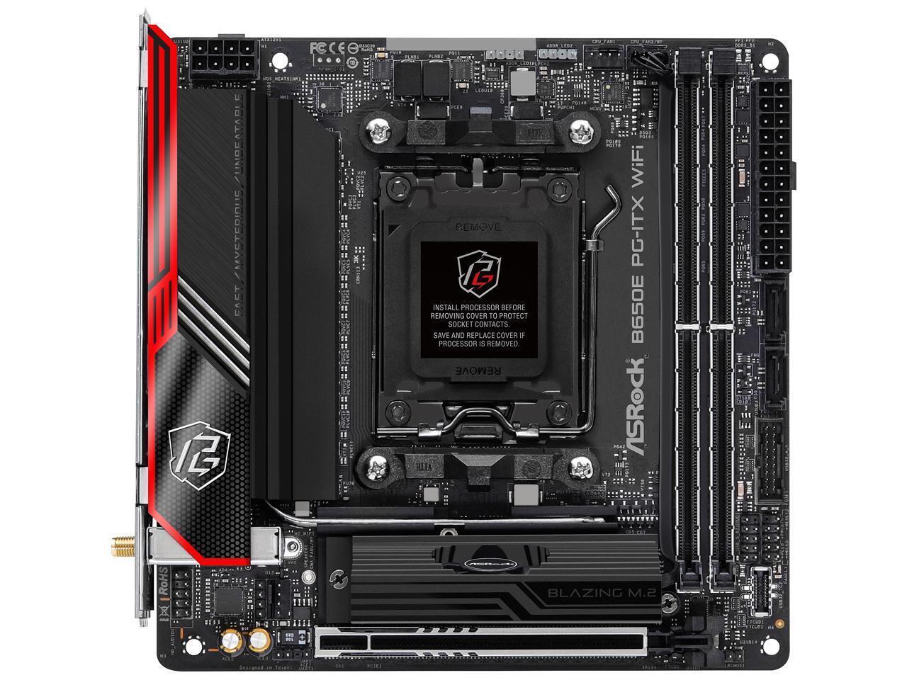 Asrock B650E PG-ITX WiFi AMD B650 Socket AM5 mini ITX - image 2