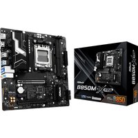 ASRock B850M-X R2.0 micro ATX motherboard, black with silver accents, featuring AMD B850 Socket AM5.