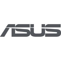 ASUS logo in bold gray text on a white background.